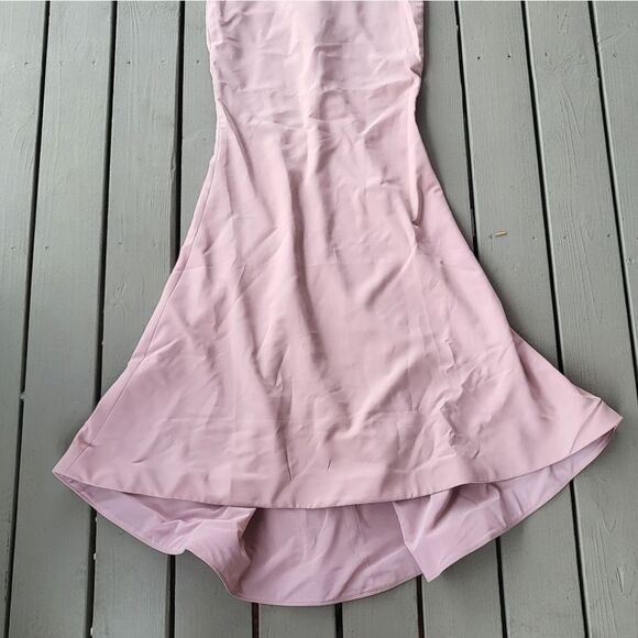 Portia & Scarlett Light Pink Embroidered Lace Back Mermaid Formal Dress 2XL - Picture 3 of 7